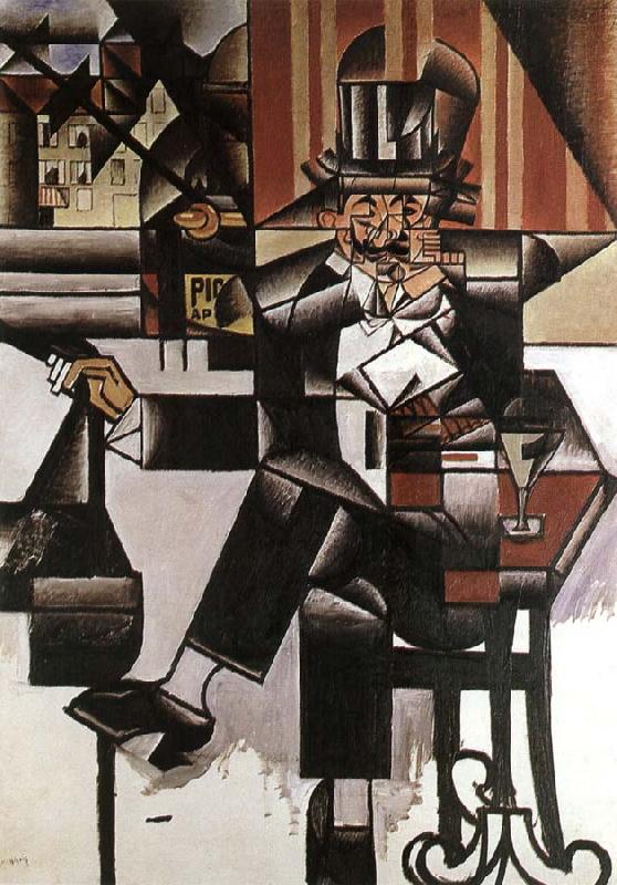 Juan Gris The man at the coffee room